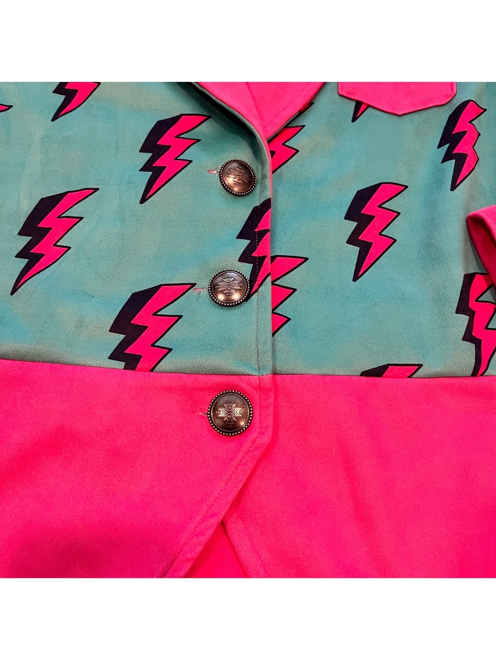 Crazy Train vintage women's blazer 80's style - Picture 4 of 5